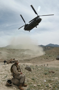 U.S.-Armee Hubschrauber in Tora Bora